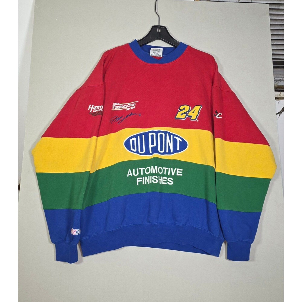 Vintage Jeff Gordon #24 DuPont Nascar Chase Authentics Sweatshirt XL